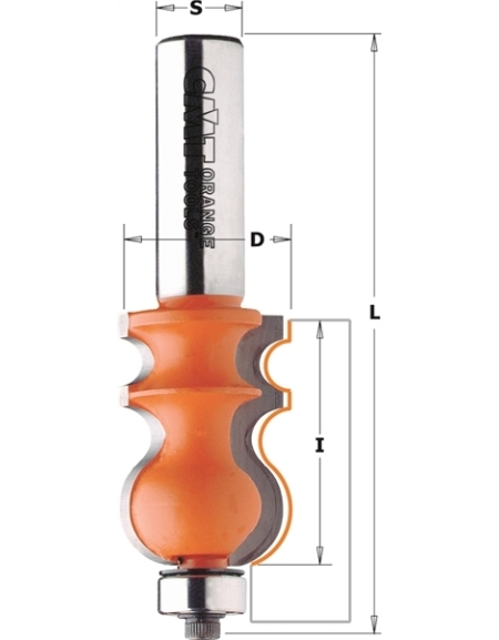 Molding router bits in Multi-profile bits by CMT