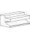 Wechselplatten-Profilmesserkopf für Türen-Konterprofil im „rustikalen Stil“ - Ref. ELPU501420 - Bohr. 30