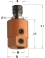 Mandriles para brocas de conexión rápida para taladradoras - Ref. CMT30508002 - Rotación GAUCHE